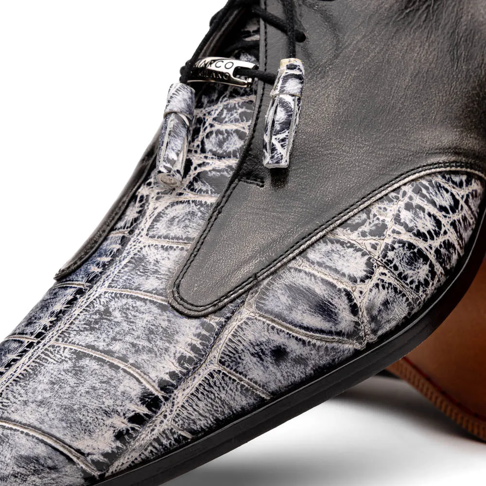Marco Di Milano Anzio Alligator and Leather Newspaper