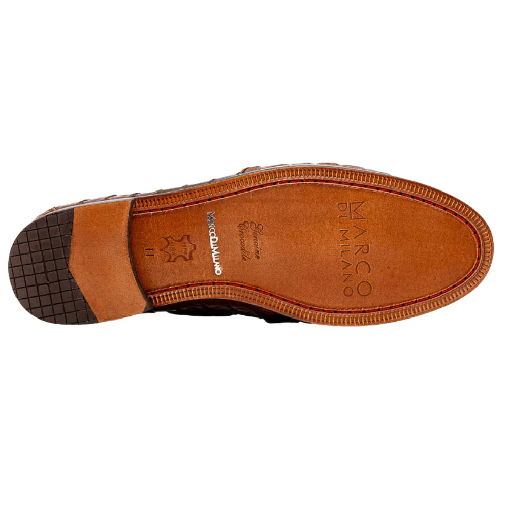 Marco Di Milano Bianchi Caiman Fuscus and Leather Bay Apache