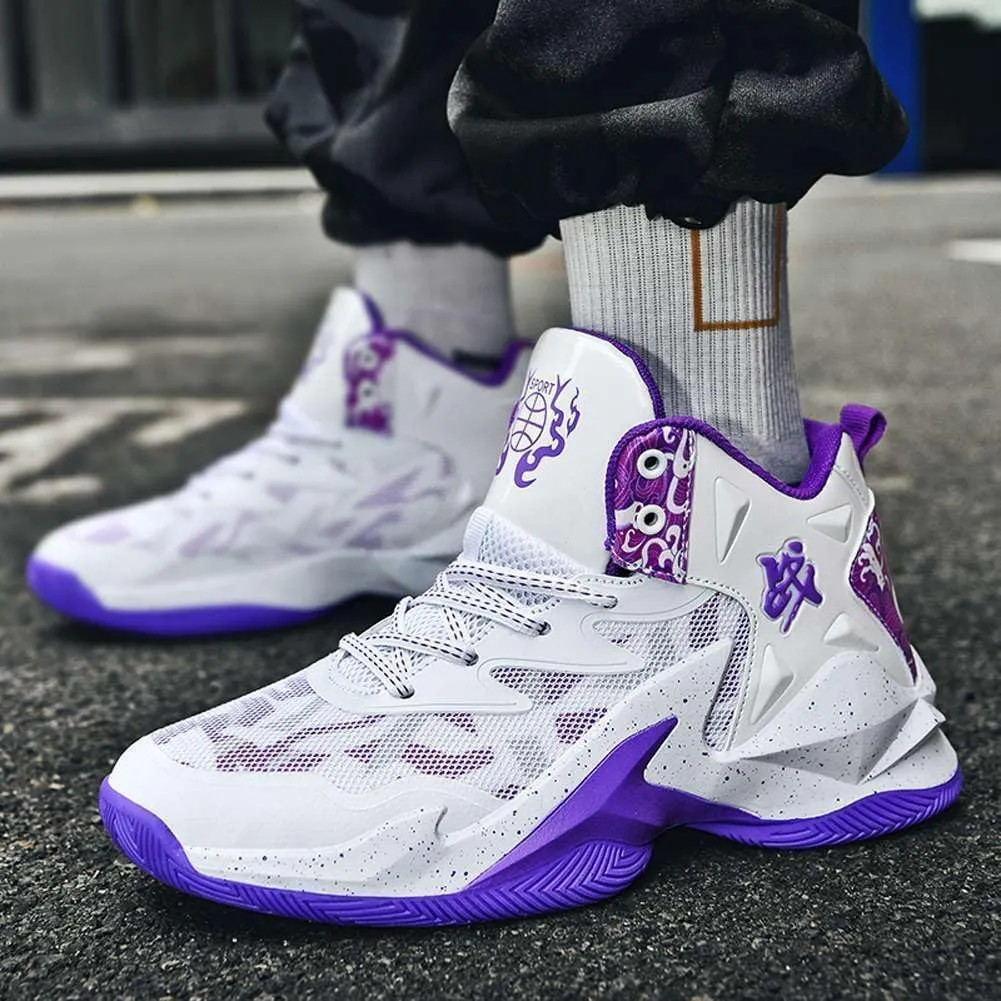 Men's Basketball Shoes, Couple Basketball Shoes, Fashionable Sports Shoes, Breathable, Non Slip Running Shoes