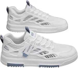 Men's Breathable Mesh Casual Skateboarding Shoes, Fashion Sneakers for Spring Summer