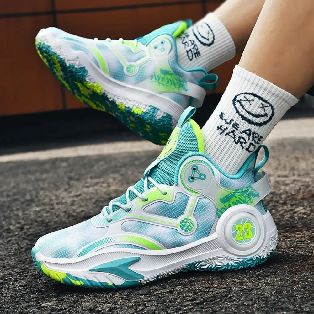 Men's Shoes Fashion Sports Shoes Breathable Running Shoes Men's Basketball Shoes Anti Slip Sports Shoes Couple Style