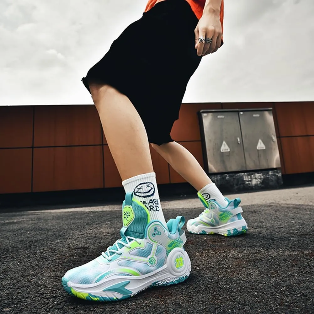 Men's Shoes Fashion Sports Shoes Breathable Running Shoes Men's Basketball Shoes Anti Slip Sports Shoes Couple Style