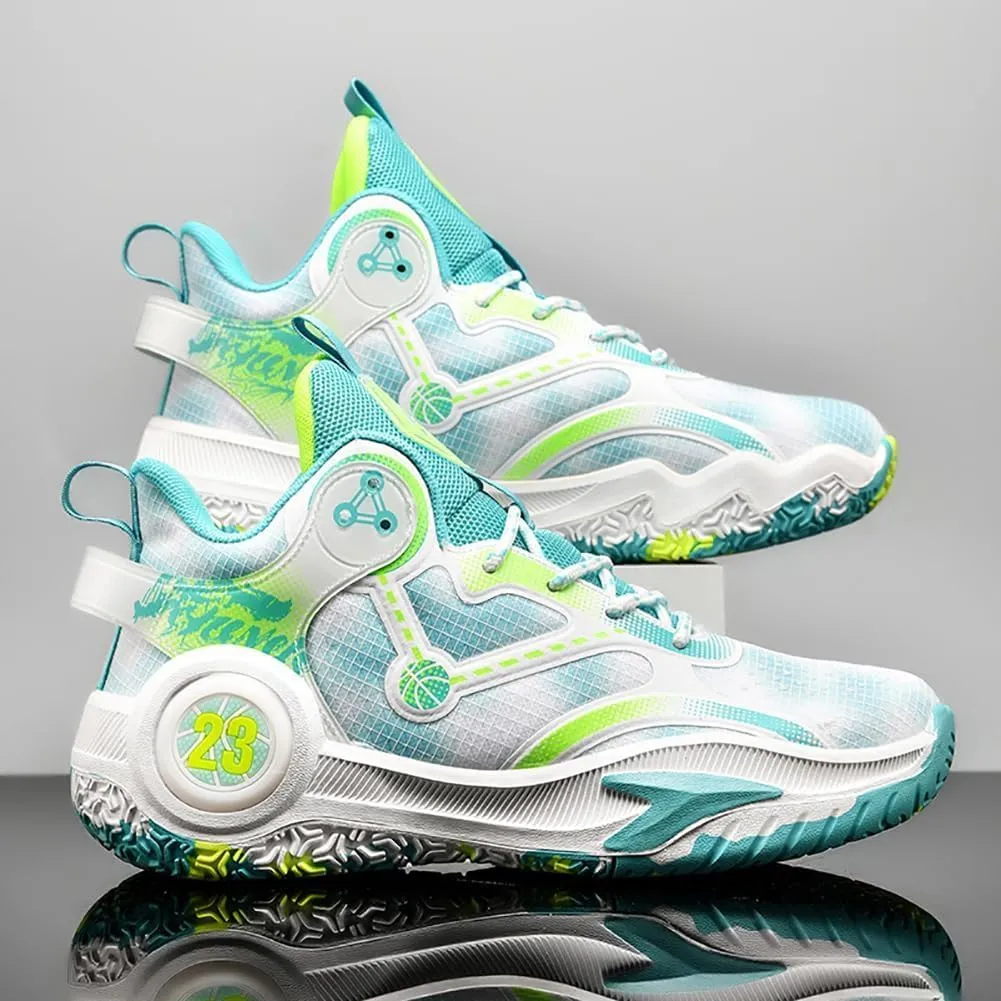 Men's Shoes Fashion Sports Shoes Breathable Running Shoes Men's Basketball Shoes Anti Slip Sports Shoes Couple Style