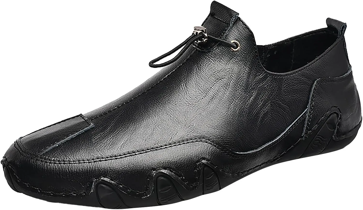 Mens Slip on Shoes White Shoes Men Men's Fashion Sneakers Casual Walking Shoes White Leather Sneakers