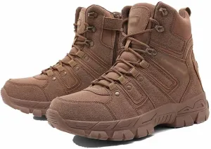 Men's Tactical Boots, Waterproof Hiking Work Boots, Breathable Desert Boots, Lightweight Military Boots, Outdoor Hiking Backpacking Boots, Anti-slip Jungle Boots For Men