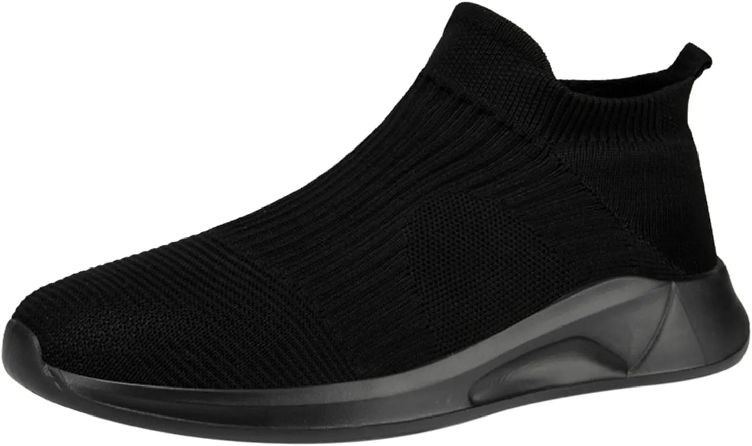 Mens Tennis Shoes Fashion Spring and Summer Men Sports Shoes Flat Bottom Lightweight Slip On Fly Woven Mesh Breathable