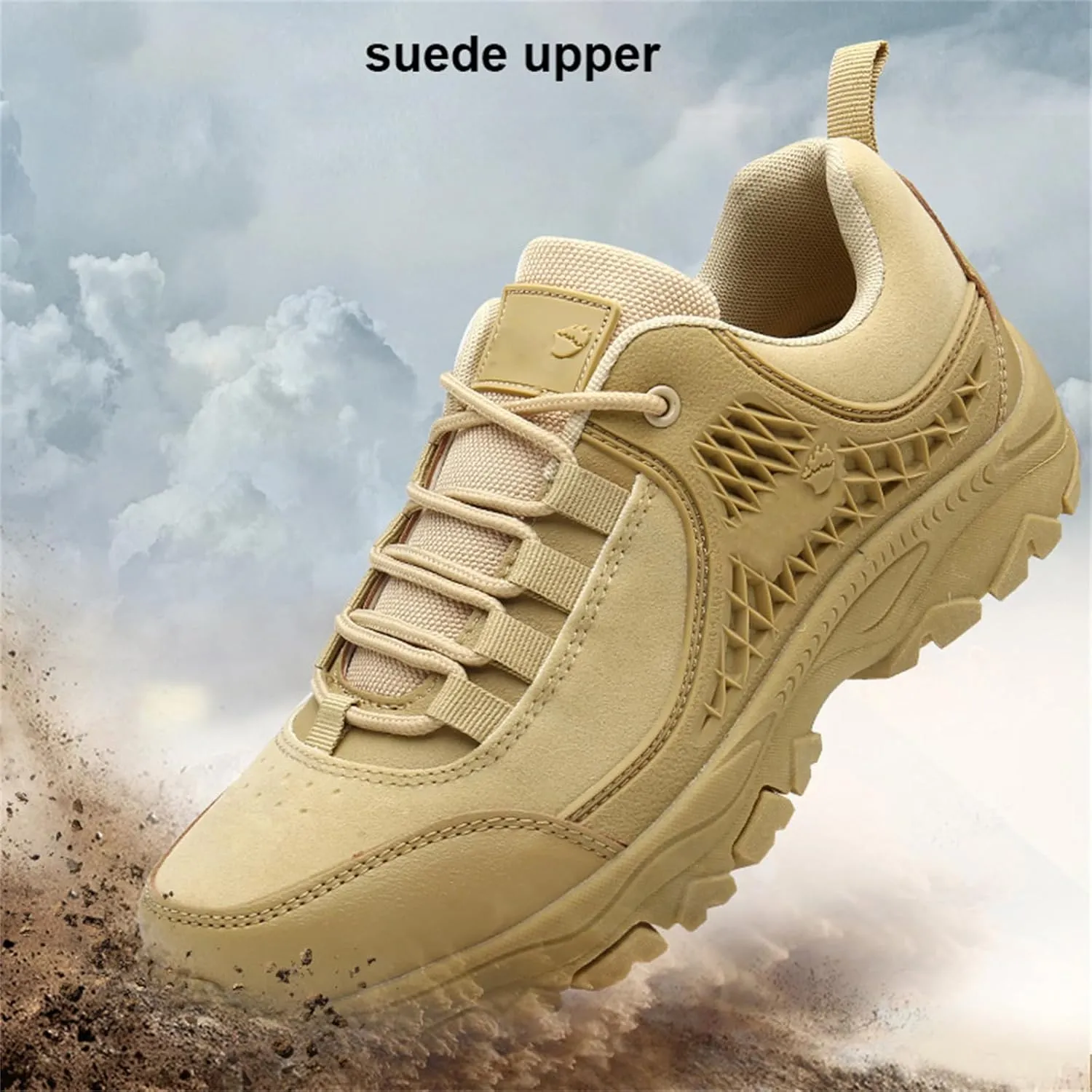 Men's Waterproof Hiking Boots, Military Tactical Boots for Men, Outdoor Lightweight Work Boots,Low Cut Training Shoes,for Outdoor Hiking, Rock Climbing, Hunting Etc