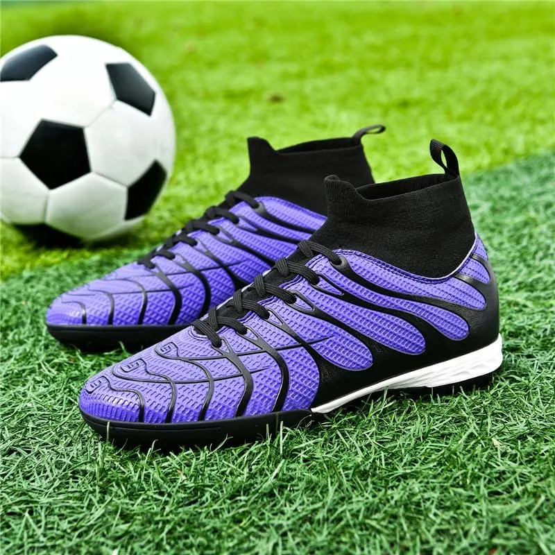 Men??s Womens Soccer Cleats Breathable Lightweight Training Fashion Sneaker Unisex Professional Training Turf Football Boots