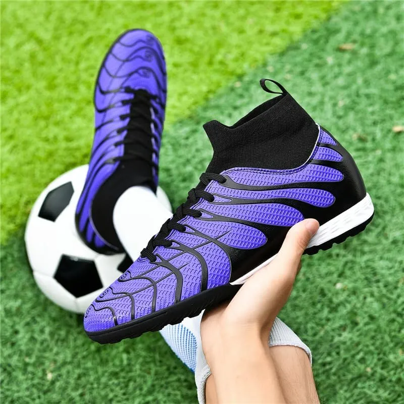 Men??s Womens Soccer Cleats Breathable Lightweight Training Fashion Sneaker Unisex Professional Training Turf Football Boots