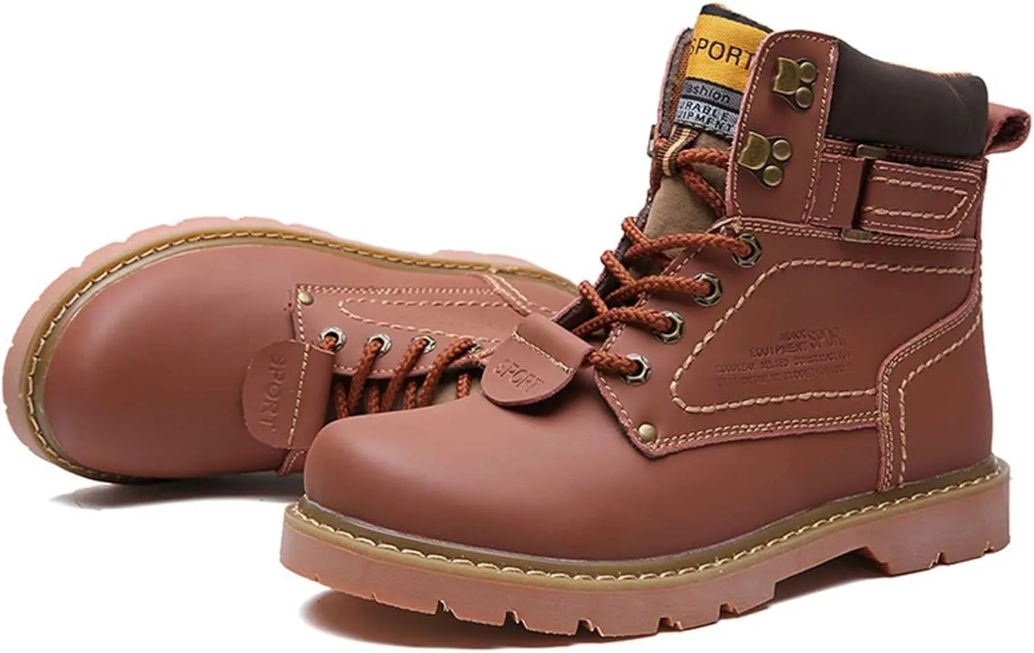 Men's Work Boots Slip On Hiking Sneakers Shoes Warm Women's Safety Shoes Business Casual Platform Sneakers Lightweight Safety Hike Grounded Footwear