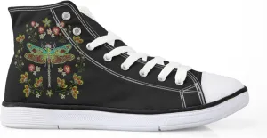Micoklinlin Canvas Shoes for Women Novelty Girls High Top Canvas Sneakers Lace Ups Cute Animal Casual Teens Walking Shoes