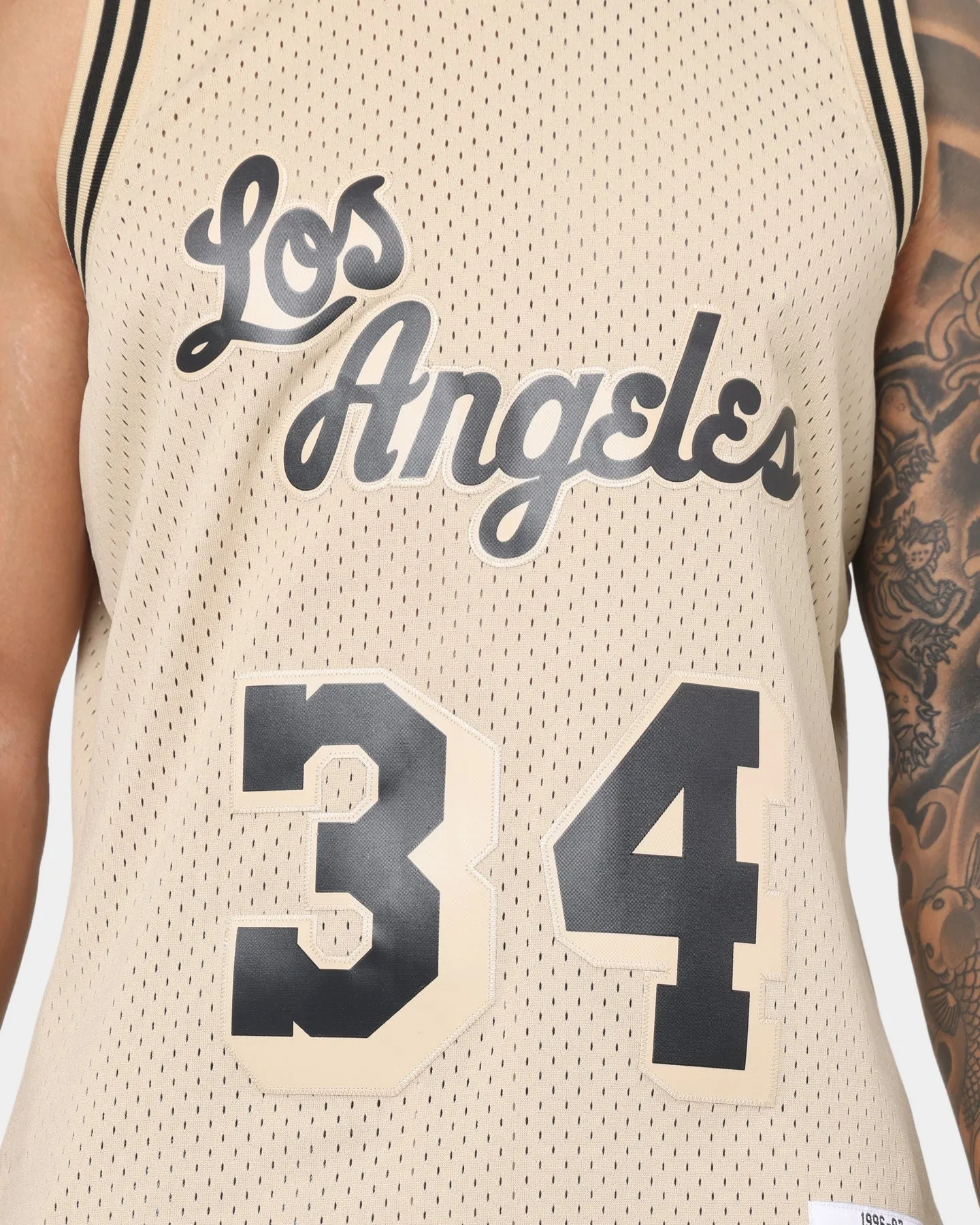 Mitchell & Ness Los Angeles Lakers Shaquille O'Neal #34 '96-'97 Swingman Jersey Desert Sand