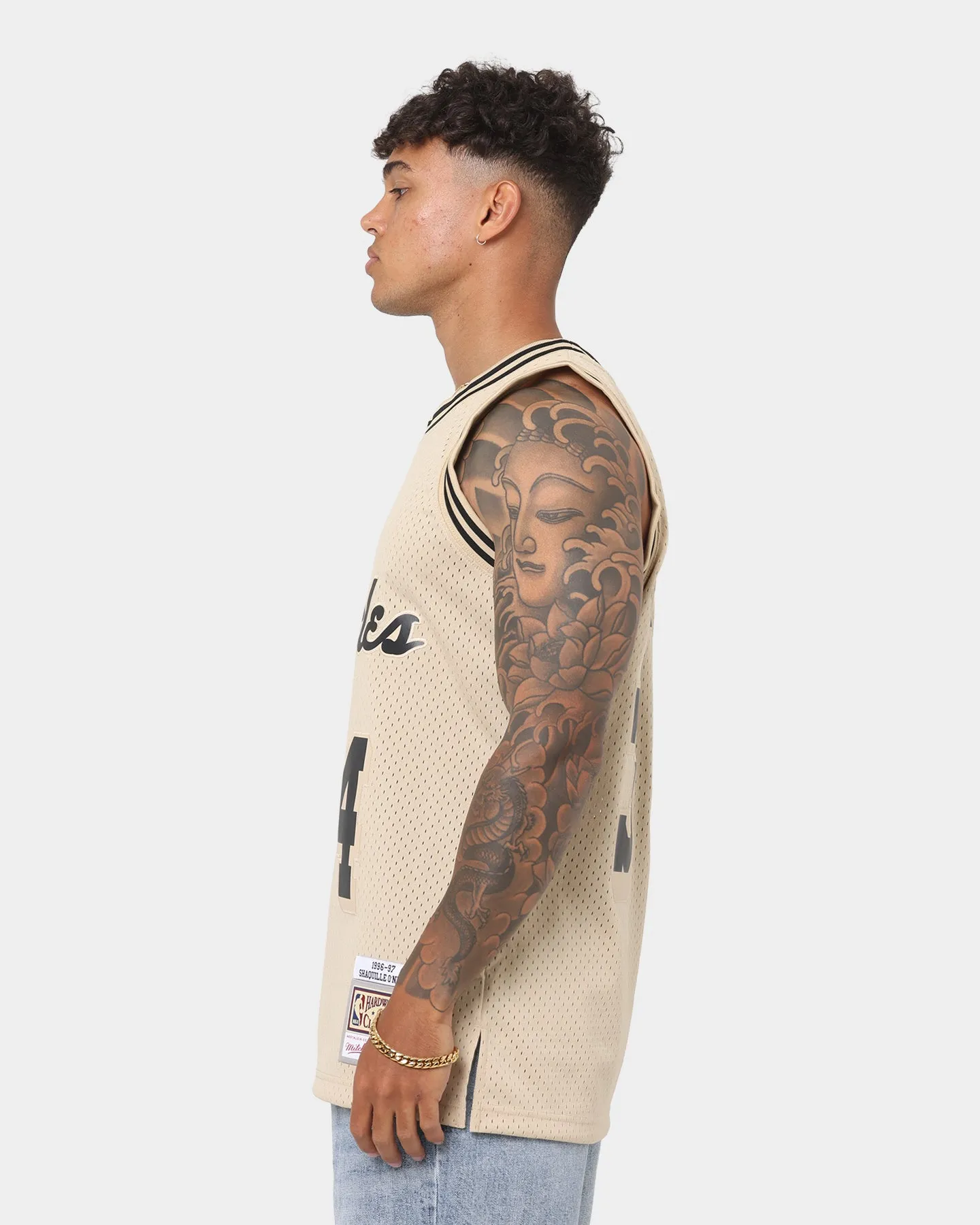 Mitchell & Ness Los Angeles Lakers Shaquille O'Neal #34 '96-'97 Swingman Jersey Desert Sand
