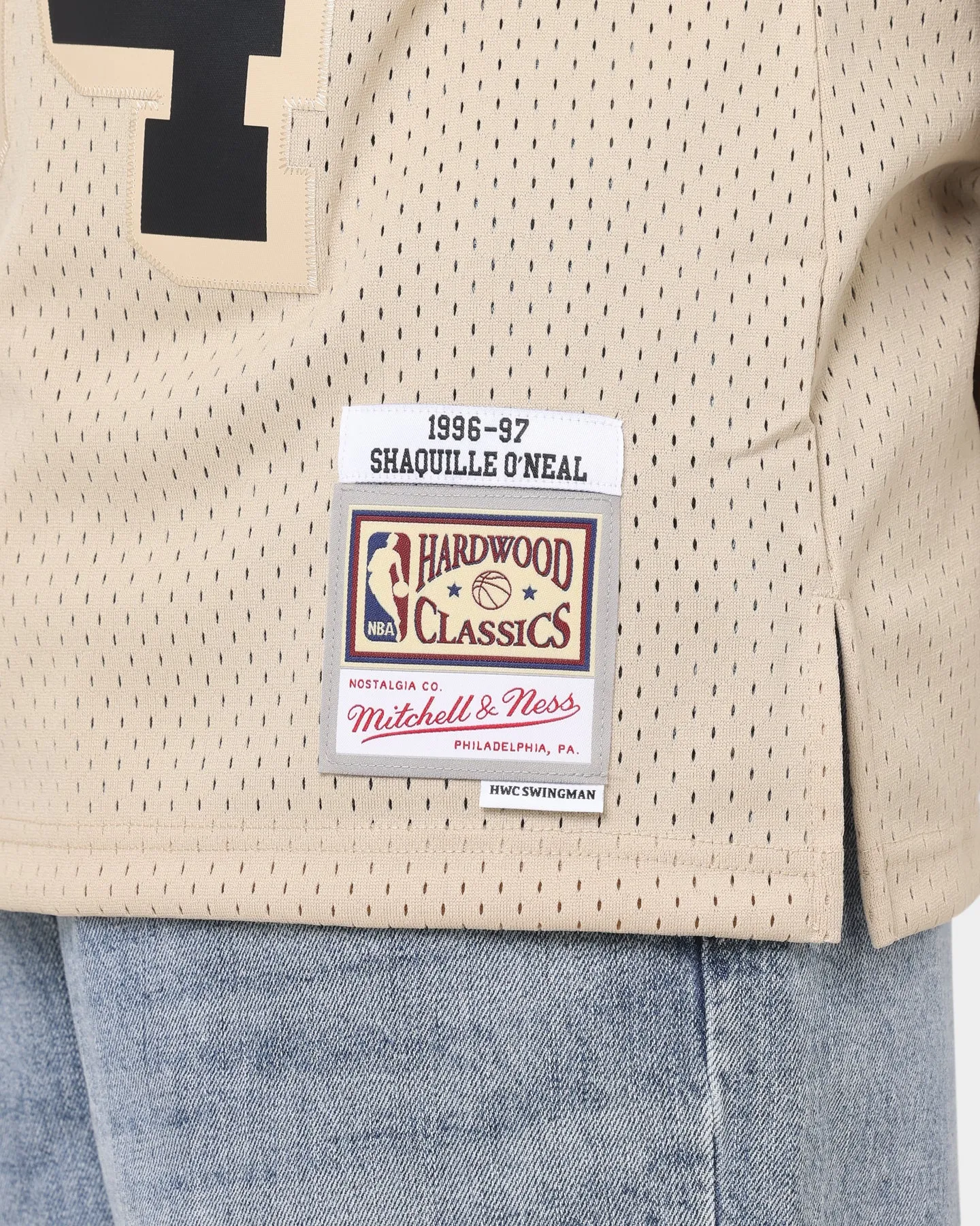 Mitchell & Ness Los Angeles Lakers Shaquille O'Neal #34 '96-'97 Swingman Jersey Desert Sand