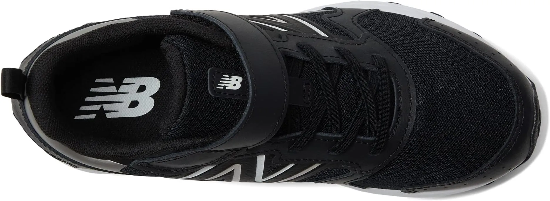 New Balance Fresh Foam 650v1 Bungee Lace with Top Strap Sneakers, Black/Metallic Silver