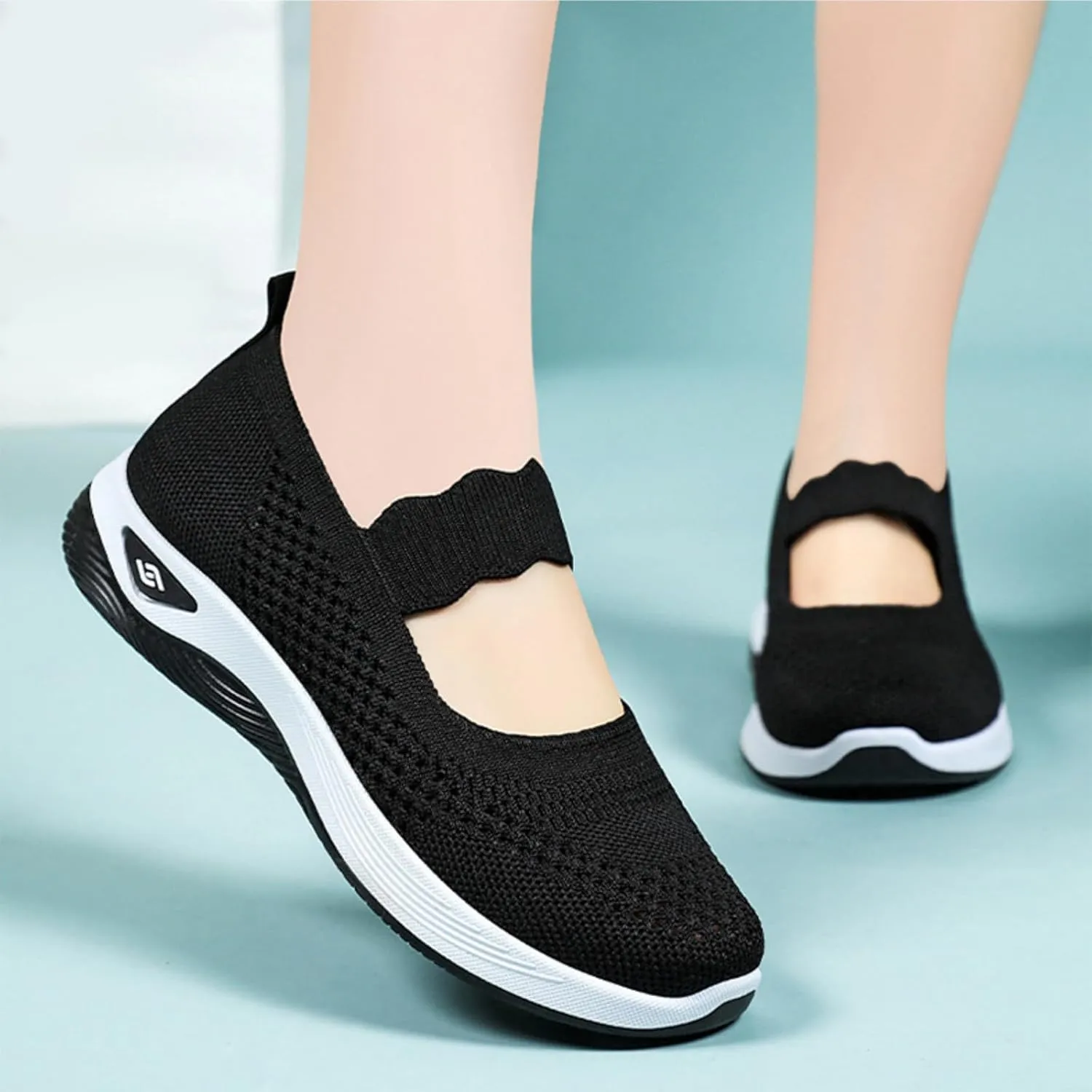 Orthopedic Shoes for Women 2025 Comfortable Breathable Walking Comfortable Slip on Sneakers Lightweight Sneaker Non Slip Shoes with Arch Support Sneakers