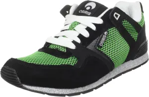 Osiris Men's Hayou LT Skate Shoe,Black/Green/White,11 M US