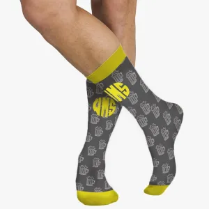 Personalized Monogram Beer Tube Socks