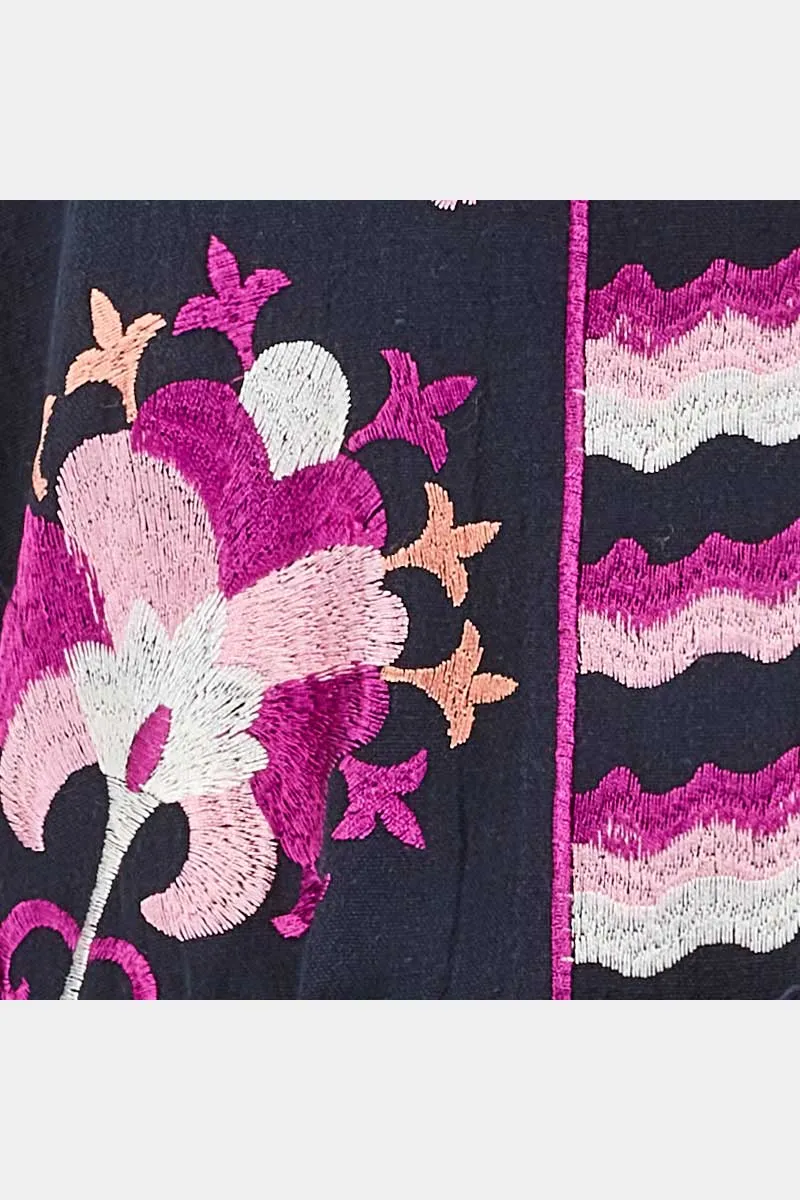 Pratchi Embroidered Dress