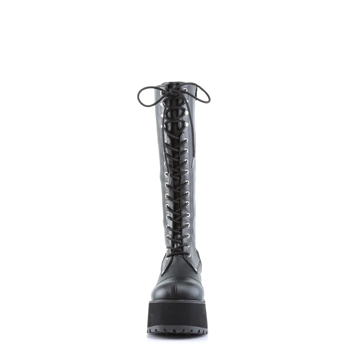 RANGER-302 DemoniaCult Black Vegan Leather Sexy Unisex Platform Shoes & Boots (Alternative Footwear)