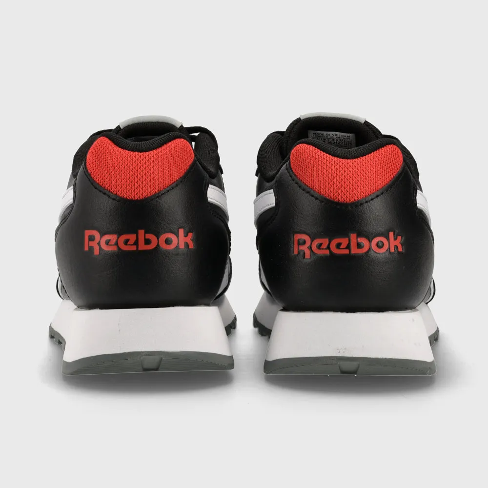 Reebok Mens Glide Sneaker Black/white/red _ 183023 _ Black
