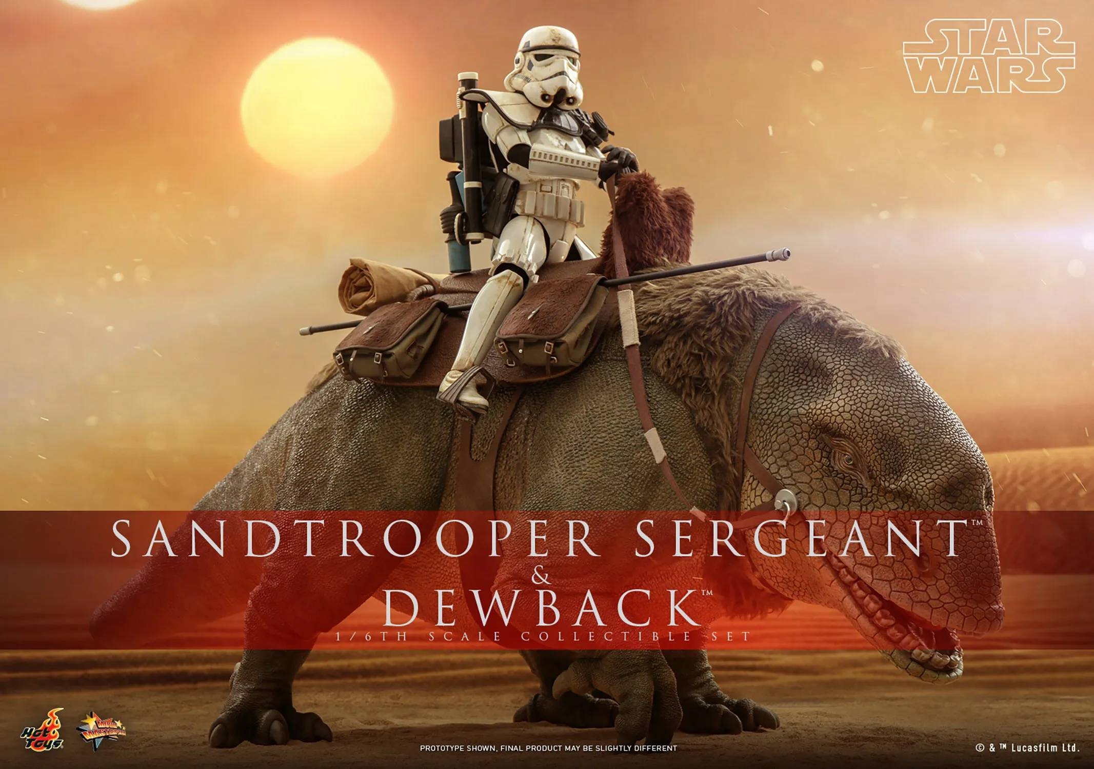 Sandtrooper Sergeant and Dewback 1/6 Scale Figure Set by Hot Toys