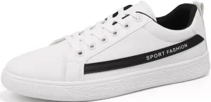 SATUKI Canvas Shoes for Men,Fashion Sneakers,Casual Classic Lace Up Soft Lightweight Athletic Shoes
