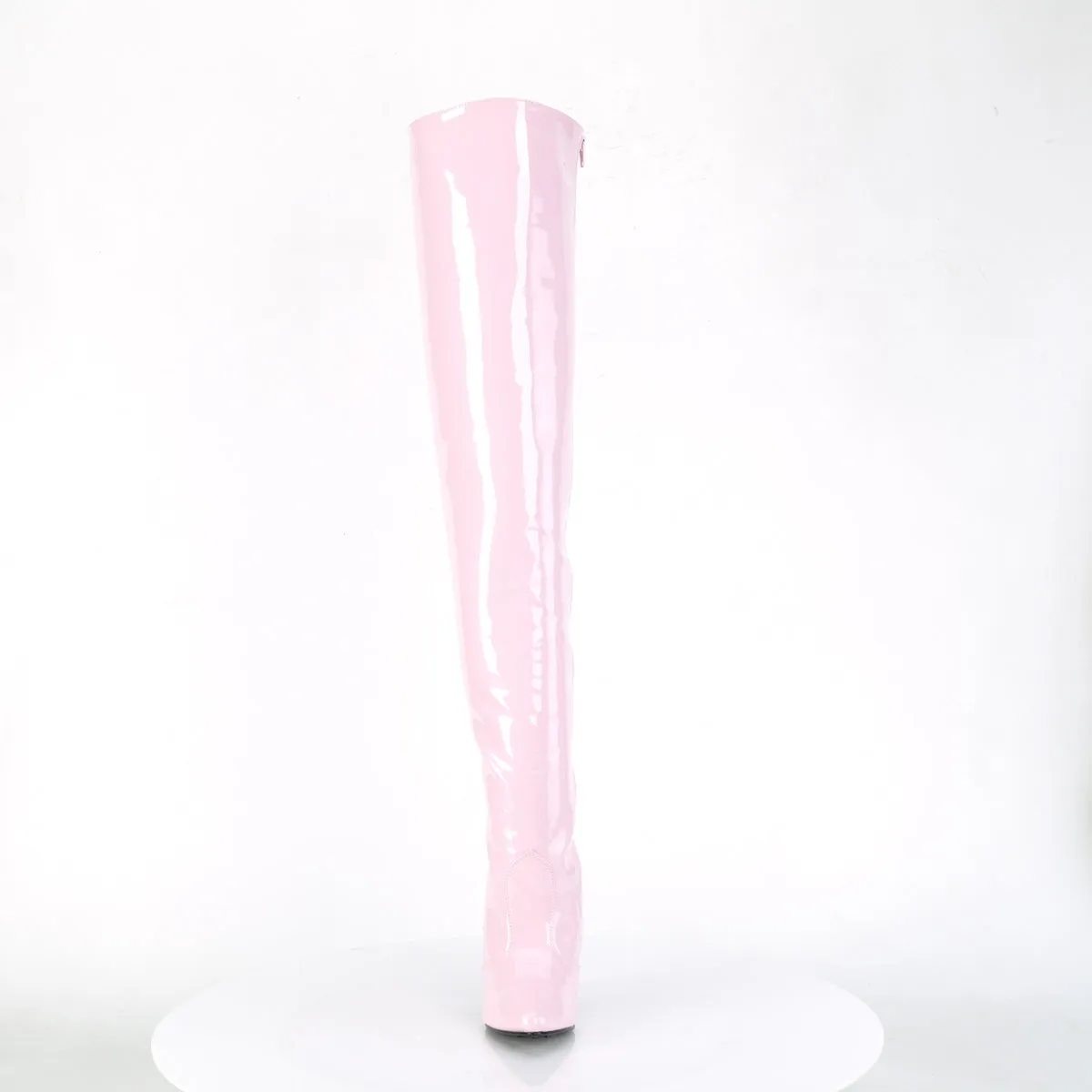 SEDUCE-3010 Pleaser Baby Pink Patent Sexy Single Sole Shoes (Fetish Footwear)