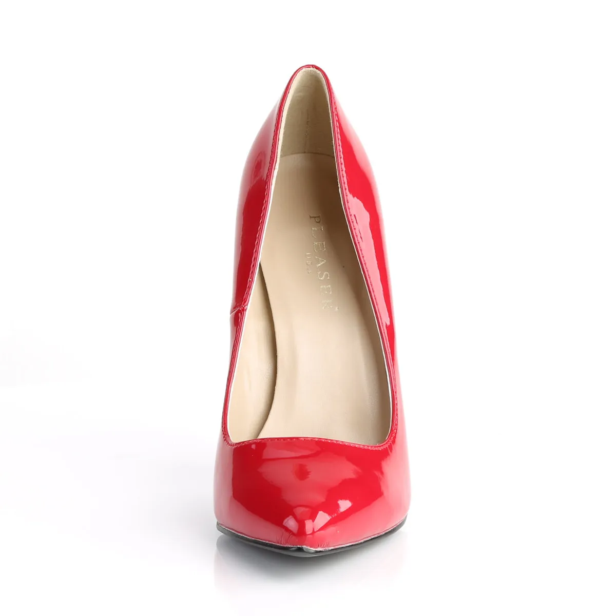 SEXY-20 Pleaser Red Patent Sexy Single Sole Shoes (Fetish Footwear)