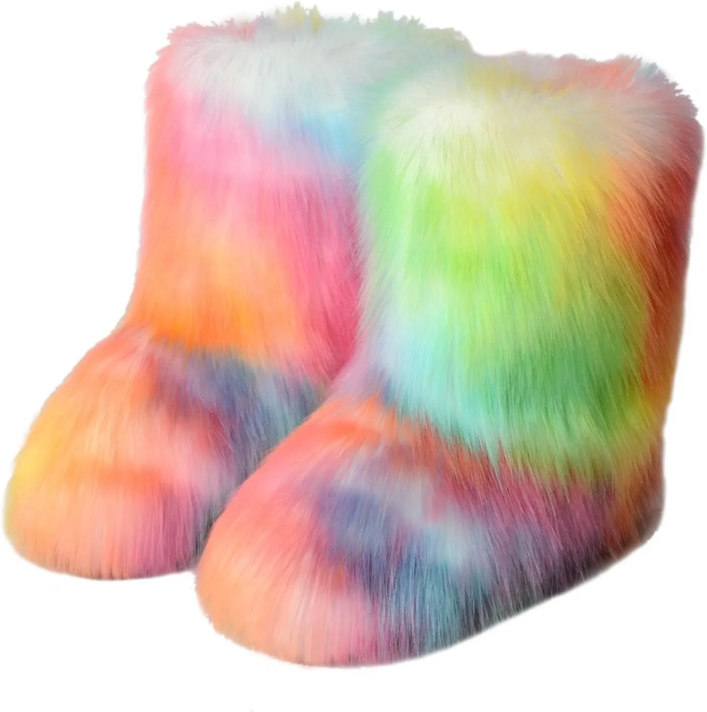 Snow Boots for Women Waterproof Insulated Ankle Snow Boots Womens 8.5 Waterproof Waterproof Snow Boots Wide Waterproof Slip on Boots for Women Women's Winter Boots Bear Paw Tall