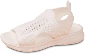 Stylish Women's Sandals Open Toe Design Perfect for Everyday Casual Wear Comfortable Flat Sole and Breathable