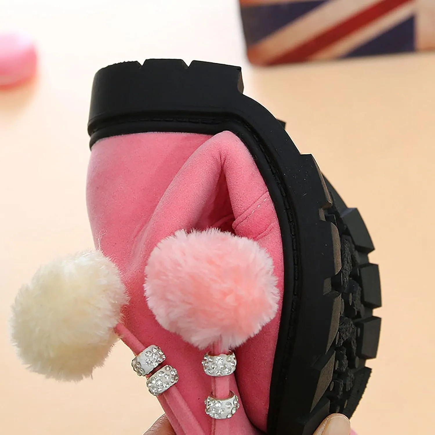 Toddler Boys Size 8 Shoes Kids Baby Girls Shoes Fashion Bowkont Cotton Boots Snow Boots Soft Shoes Fashion Cotton Boot Ankle Boots Infant Boy 5 Summer Shoe