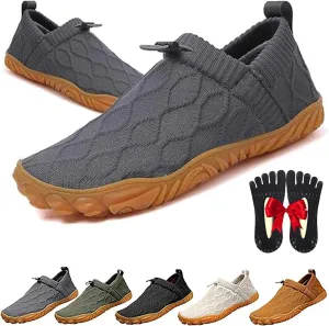 Vallova's Bearprodo Supercomfort Sweatwick Slip-On Shoes, Unisex Knitted Hiking Slip-On Shoes