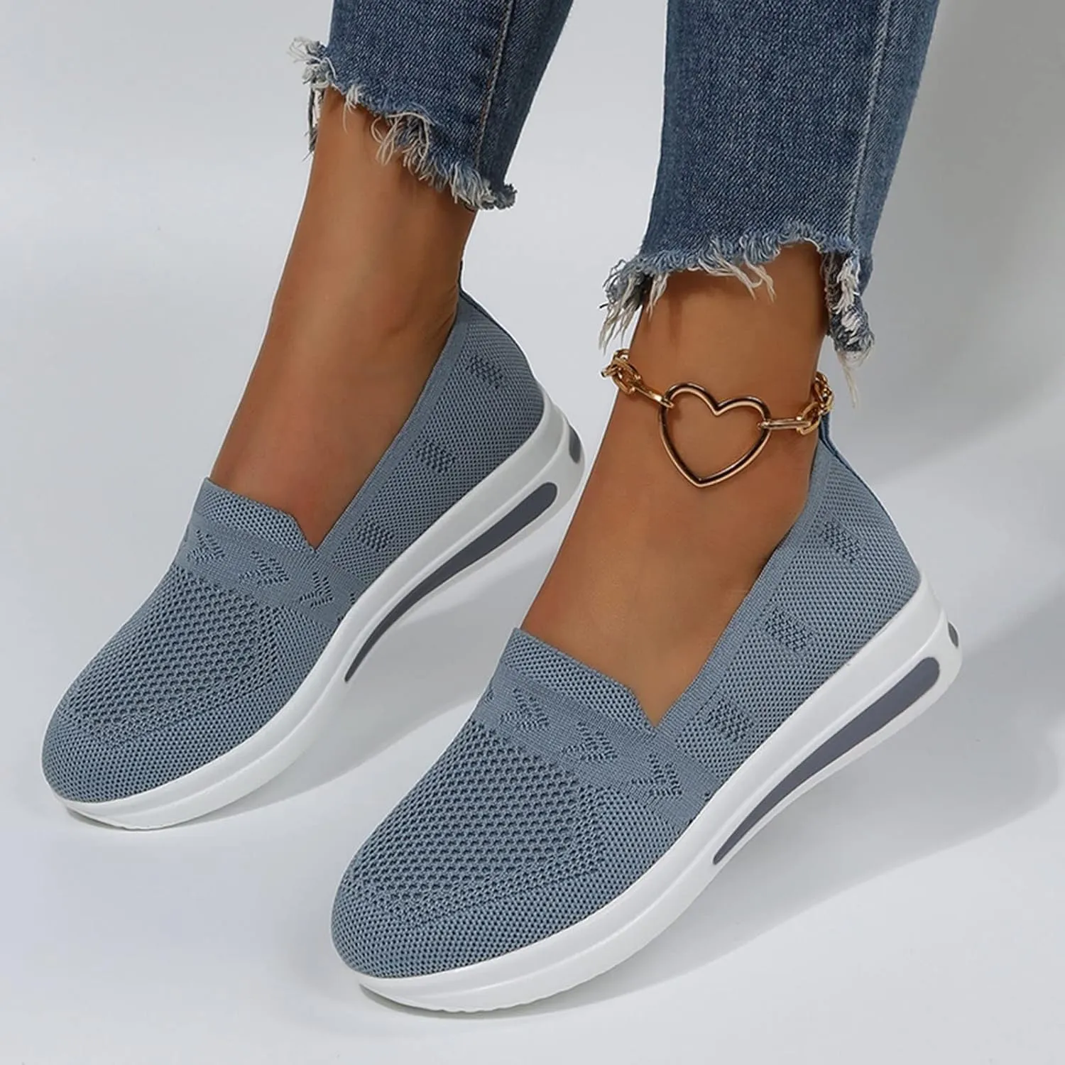 Wedge Sneakers for Women White Tenis OrtopDicos para El Arco De Pies De Mujer Arch Support Wide Width Casual Shoes for Women Black Sequin Gym Shoes for Women Women's Slip On Shoes Size 7.5 W