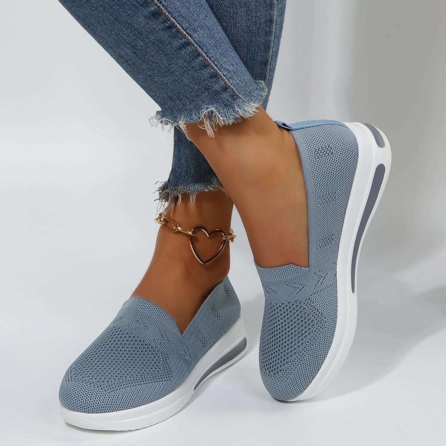 Wedge Sneakers for Women White Tenis OrtopDicos para El Arco De Pies De Mujer Arch Support Wide Width Casual Shoes for Women Black Sequin Gym Shoes for Women Women's Slip On Shoes Size 7.5 W