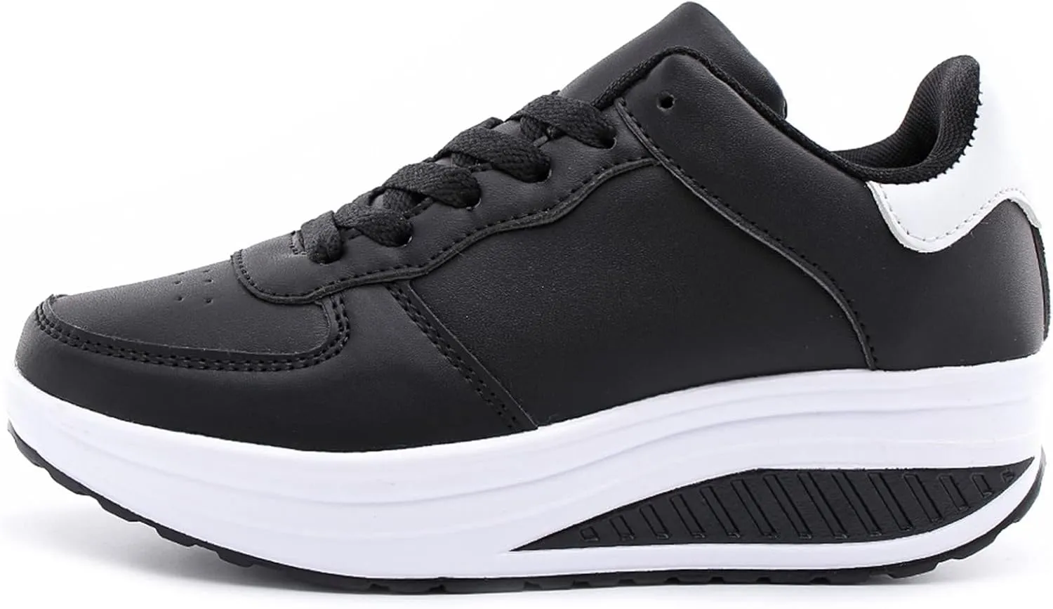 White Wide Width Casual Sneakers Women Cute Black Shoes for Women Womens Casual Shoes Slip On Loafers Silver Wedge Sneakers for Women Dressy Zapatos De Mujer CModos Bajos para Fiesta Cerrados