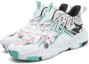 Women Men Basketball Shoes Fashion Running Sneakers Colorful Painting High Rebound Non-Slip Sport Shoes