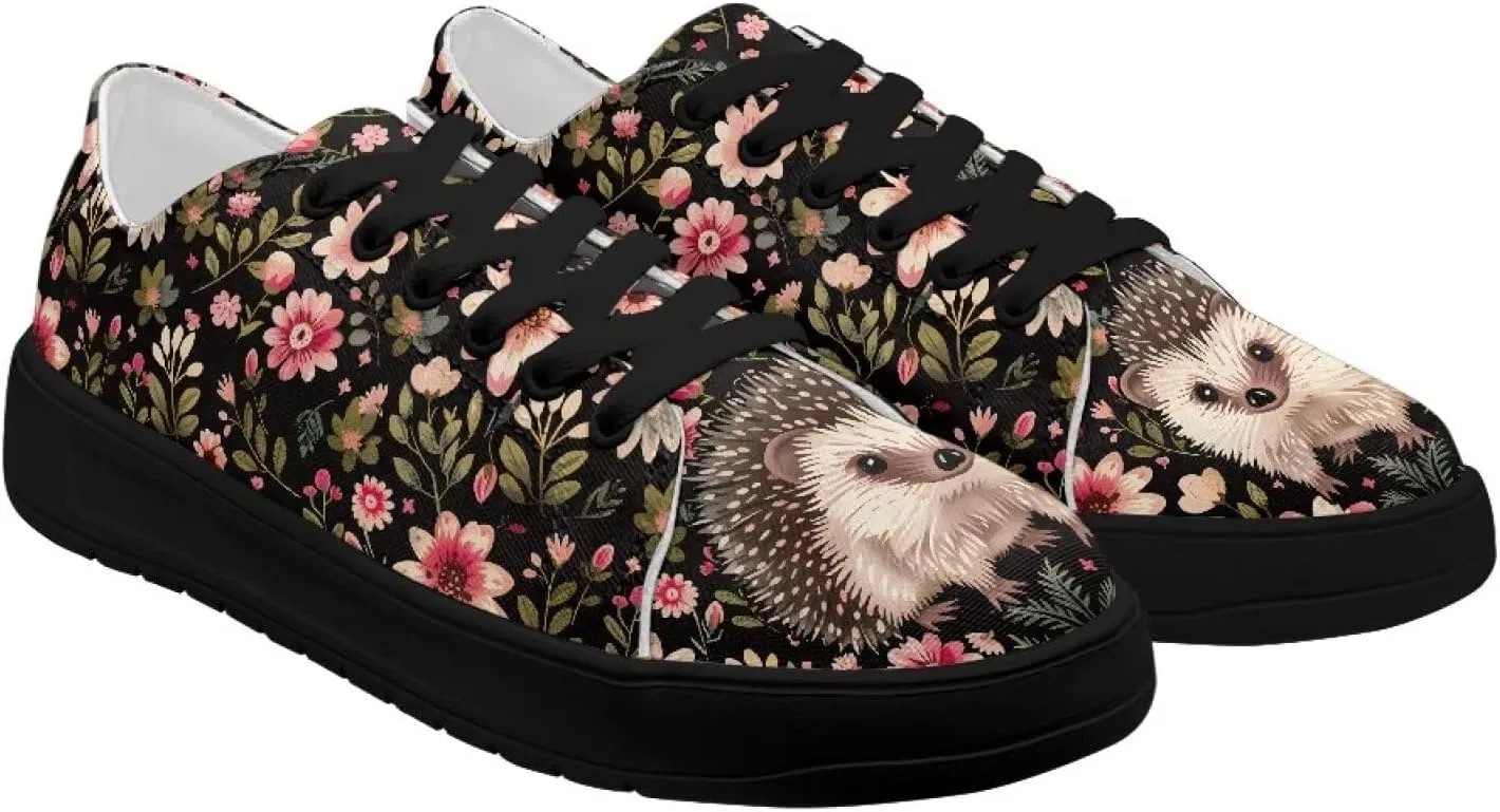 Women??s Canvas Sneakers Orthotic Walking Shoes with Memory Foam Non-Slip Canvas Shoes for Hiking Walking Running