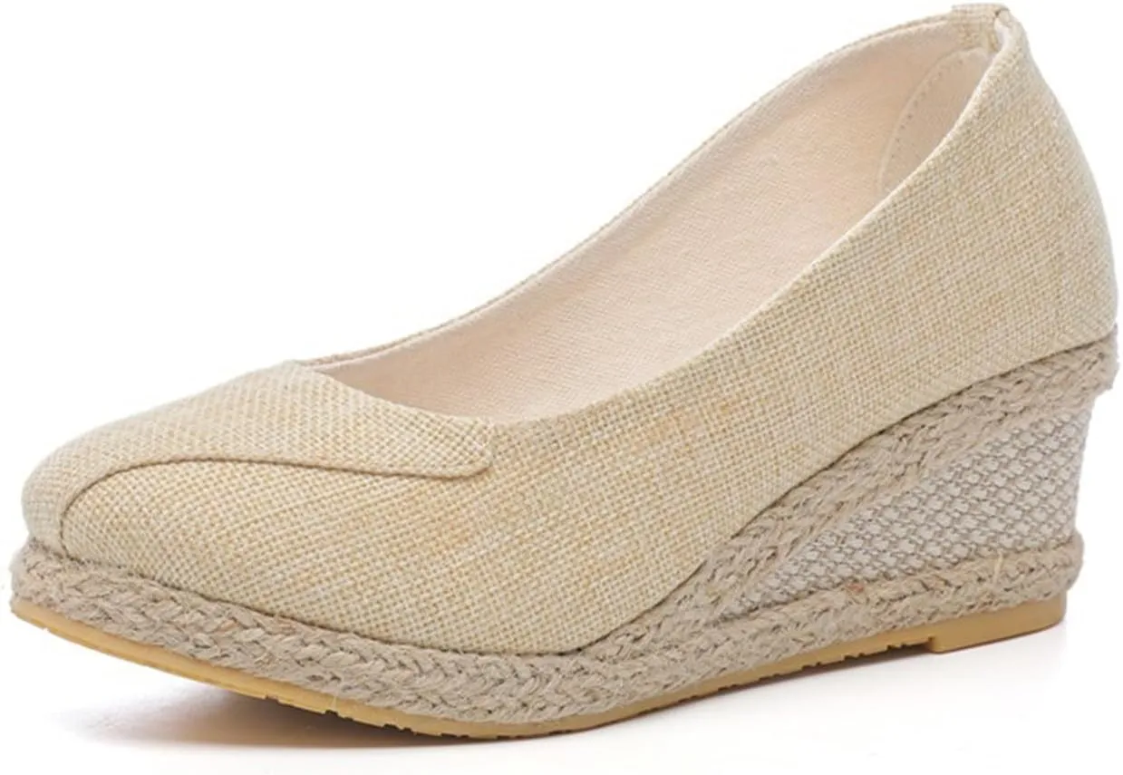Women's Closed Toe Sandals Slip On Comfortable Platform Wedge Sandals Arch Support Walking Slippers Comfortable Orthopedic Mules Casual Summer Dressy Slippers