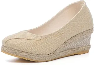 Women's Closed Toe Sandals Slip On Comfortable Platform Wedge Sandals Arch Support Walking Slippers Comfortable Orthopedic Mules Casual Summer Dressy Slippers