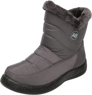 Womens Winter Boots Waterproof Insulated Wide Width Womens Waterproof Winter Boots Ankle Zip Snow Boots Womens Size 6 Warm Winter Boots for Women Waterproof Snow Boots Wide Waterproof