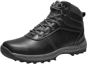Work Boots for Men Slip On Hiking Sneakers Fur Lined Ankle Boot Womens Safety Shoes Slip On Waterproof Outdoor Shoes Lightweight Anti Slip Hike Grounded Footwear
