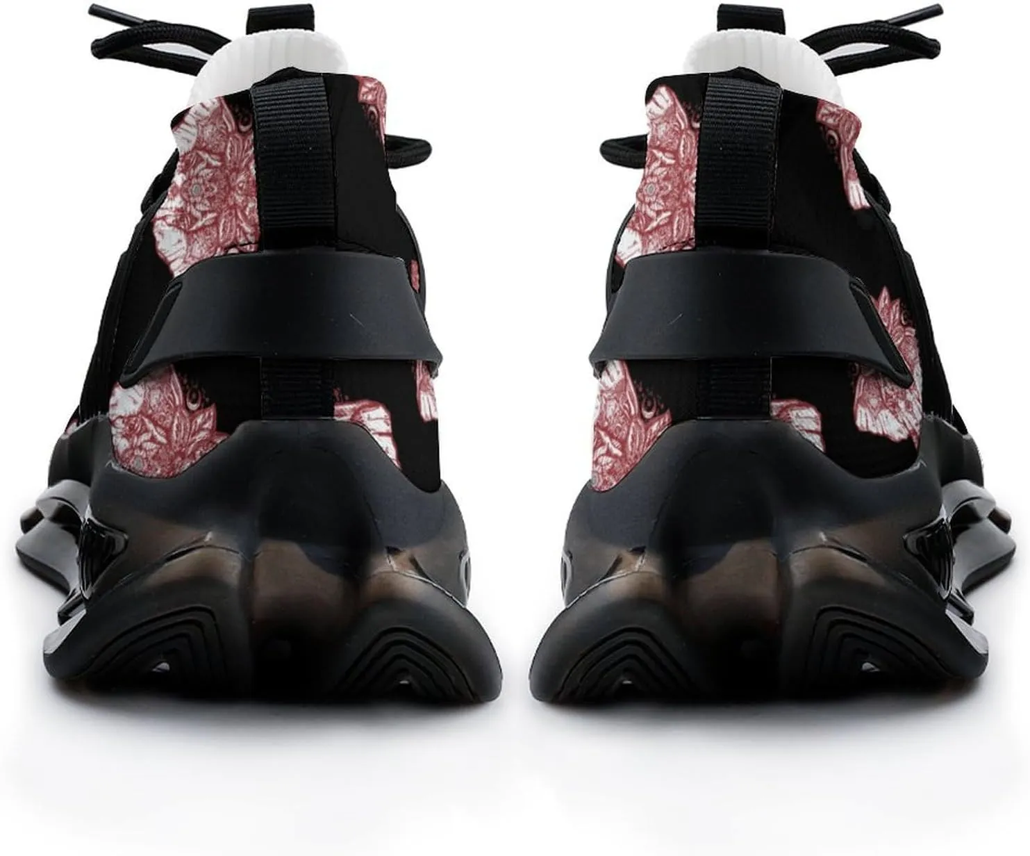 Yoga Elephant with Plant Walking Shoes for Men Lightweight Tennis Fashion Elastic Sports Shoes Cushion Basketball Shoes